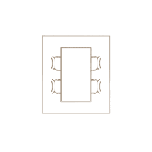 Rectangular Table (4-6 seats)