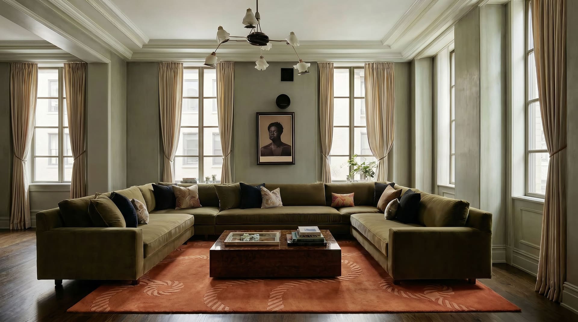 Interior scene showcasing LOOM rugs in a contemporary home