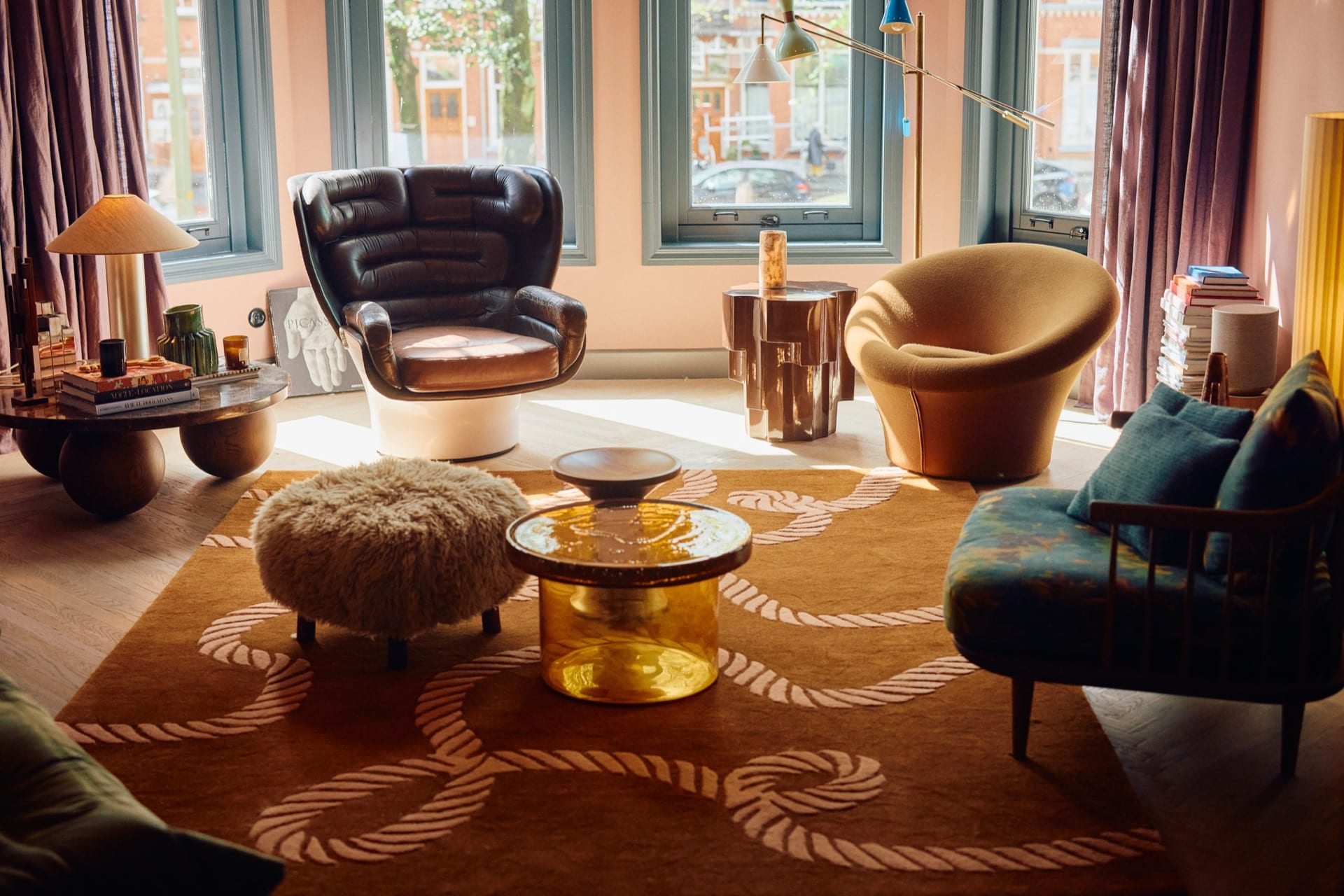 Biarritz Theo-Bert Edition in a colourful interior