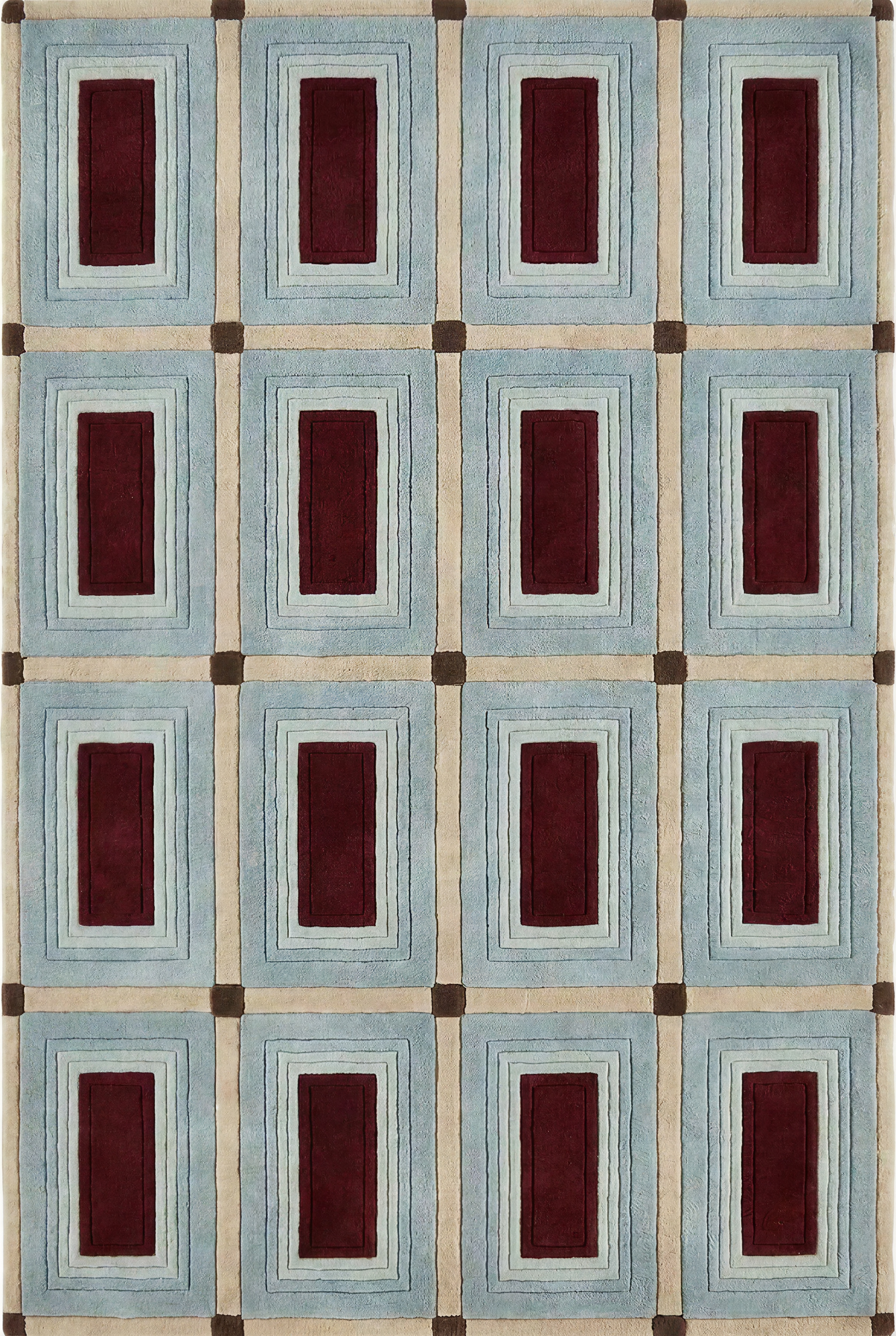 Copenhagen — Blue & Burgundy