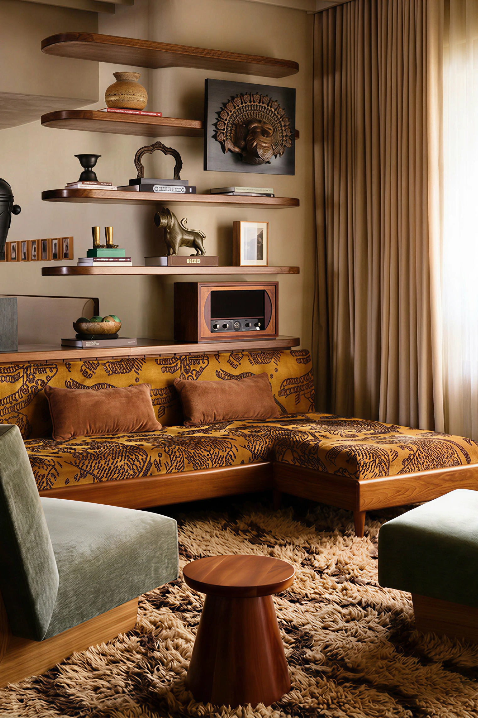 Sedona rug in a styled interior setting