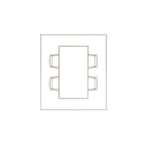 Rectangular Table (4-6 seats)