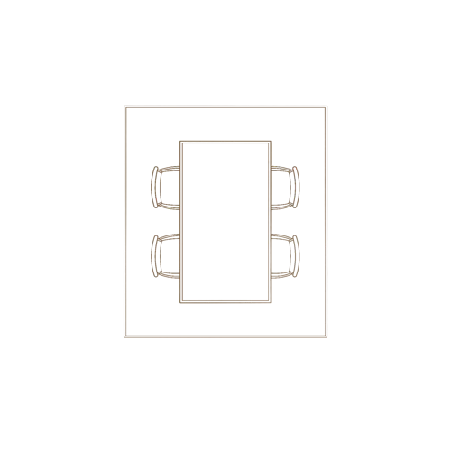Rectangular Table (4-6 seats)