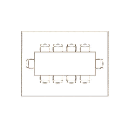 Large Rectangular Table (8+ seats)